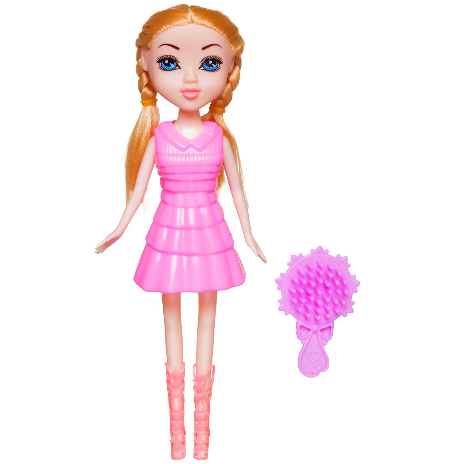 Кукла модельная Abtoys Brilliance Fair высота 18 см PT-01834/бледно-розовое - фото 3