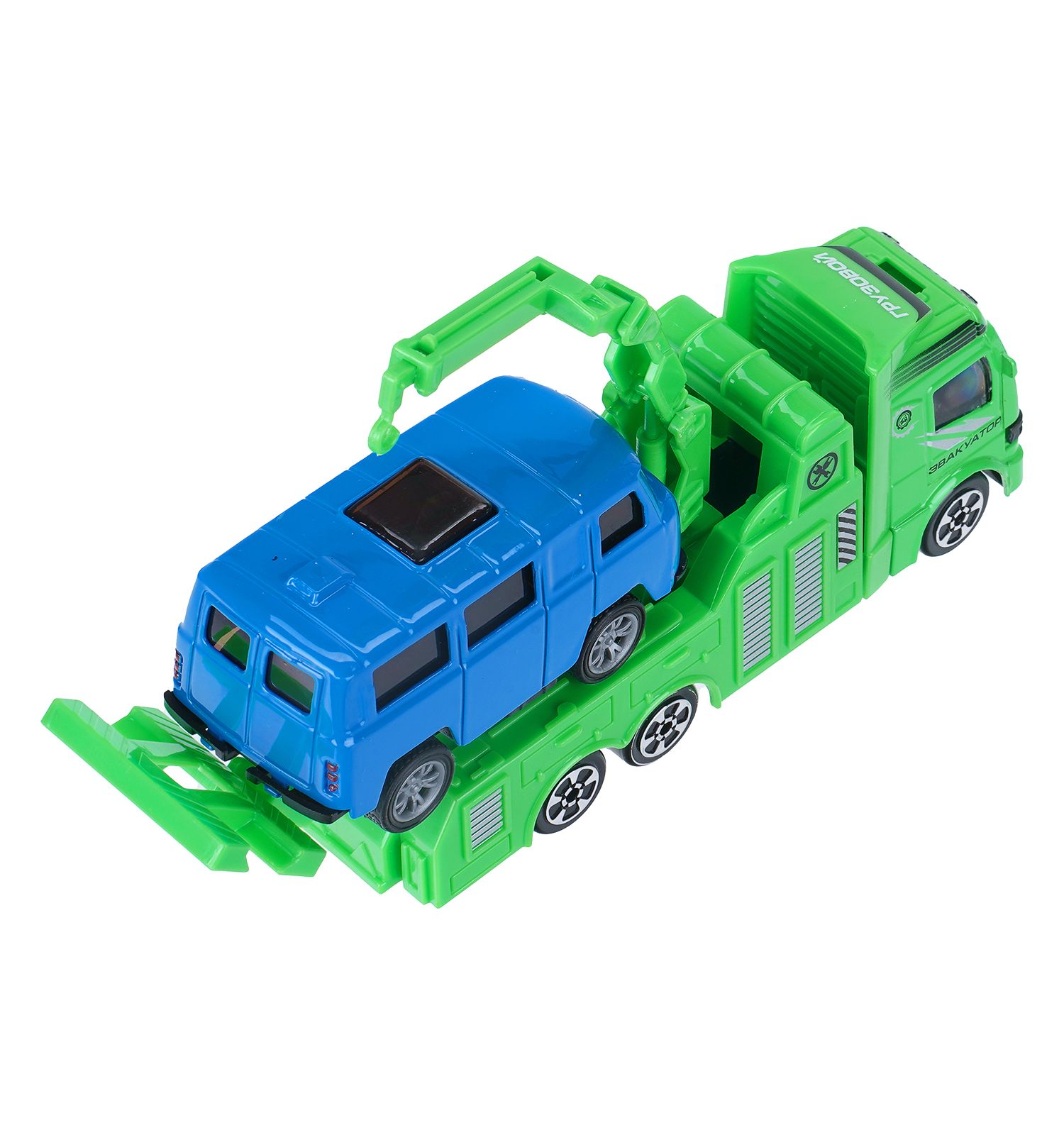 Игровой набор Технопарк УАЗ 452 +Эвакуатор 416408 - фото 6
