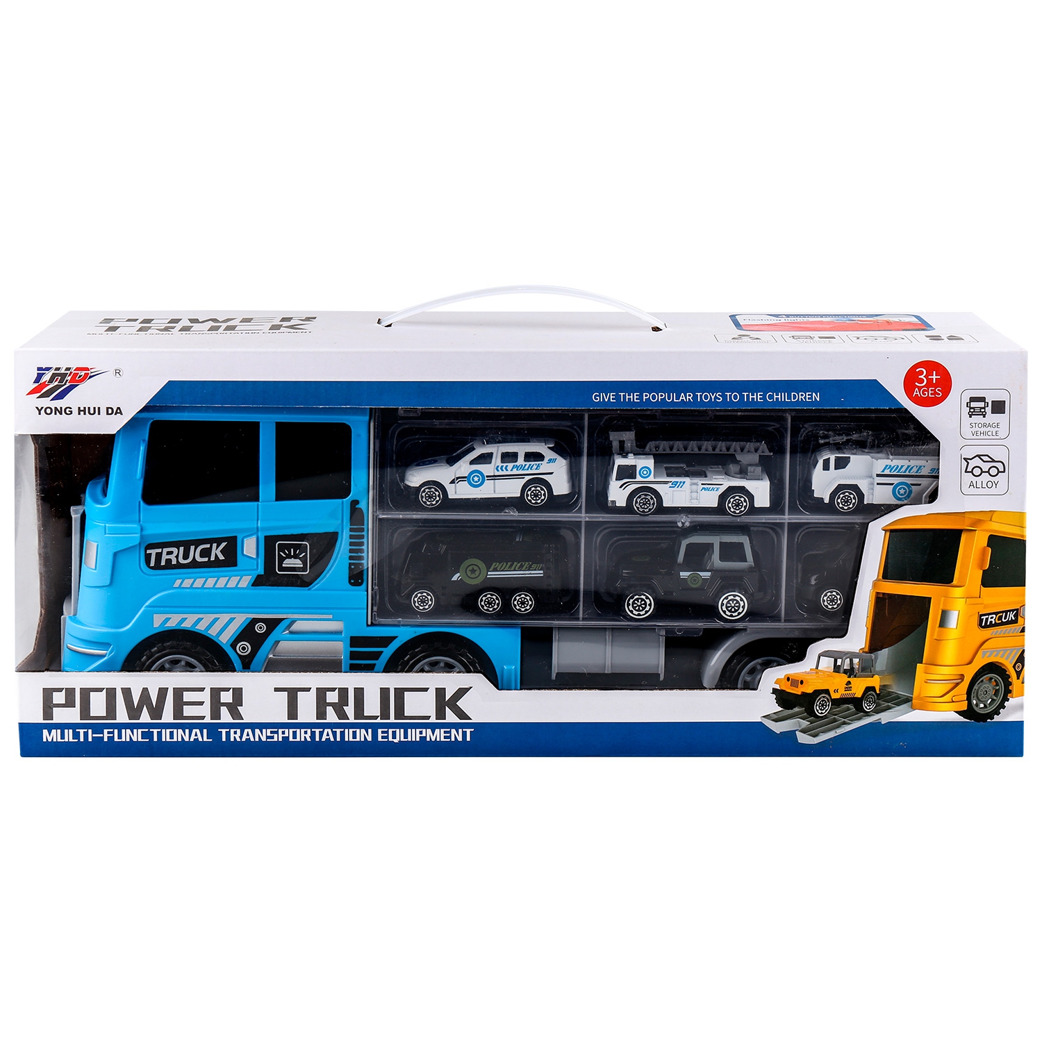 Игровой набор Handers Трейлер: полиция 669-17 - фото 4