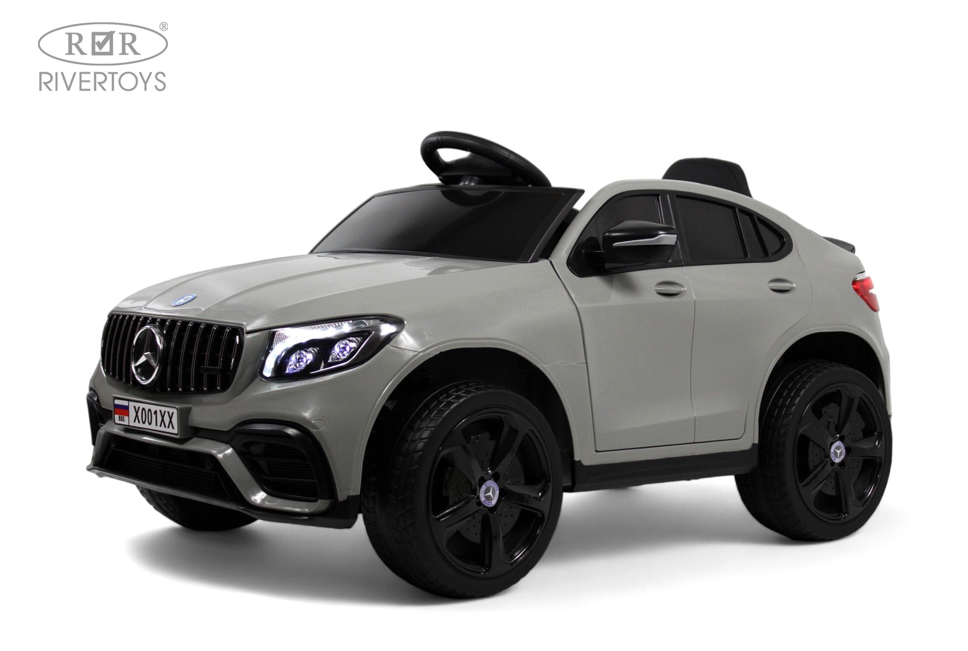 Электромобиль RIVERTOYS Mercedes X001XX-GREY С пультом ДУ - фото 18