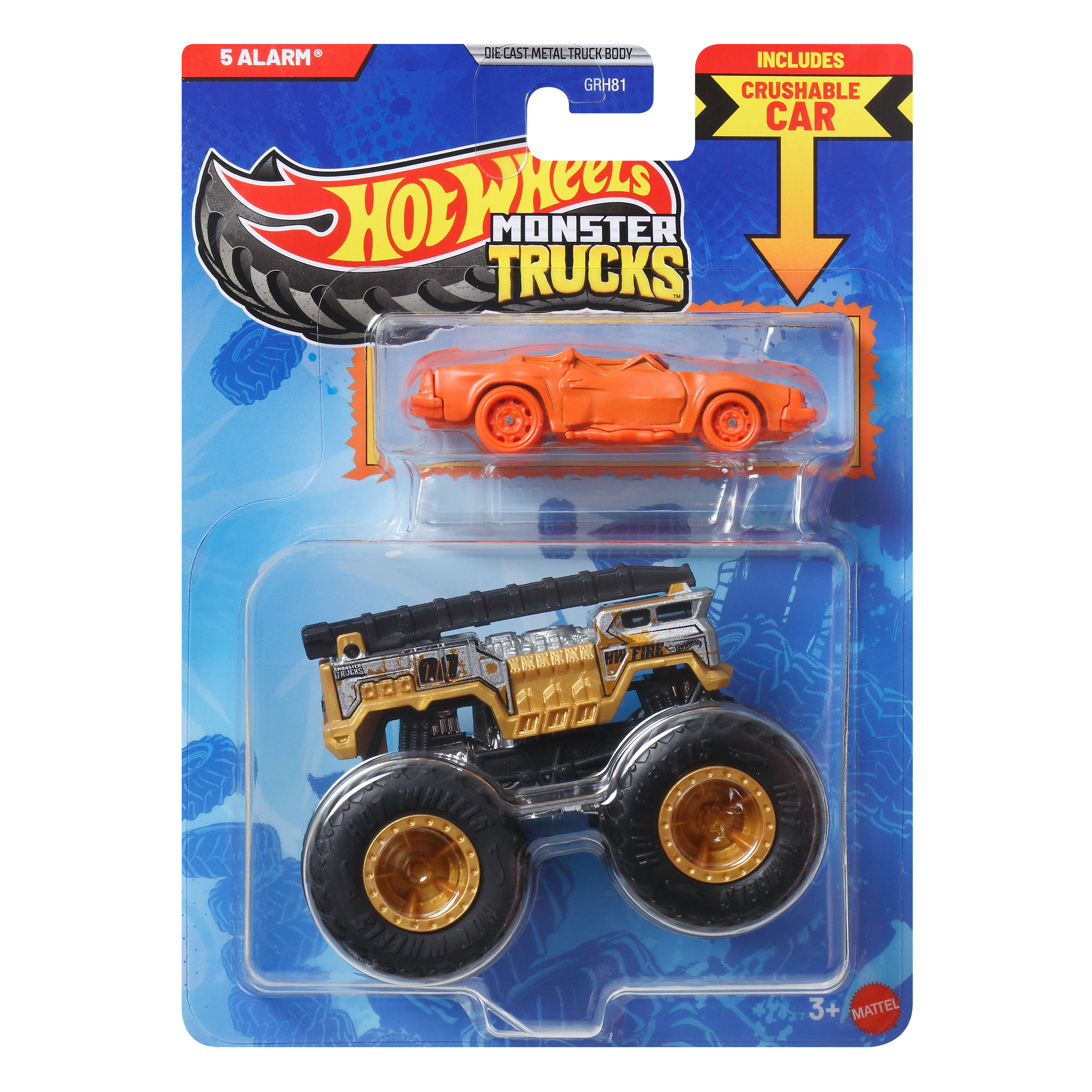 Монстр-трак Hot Wheels 5 Alarm GRH81/JJT59 - фото 6