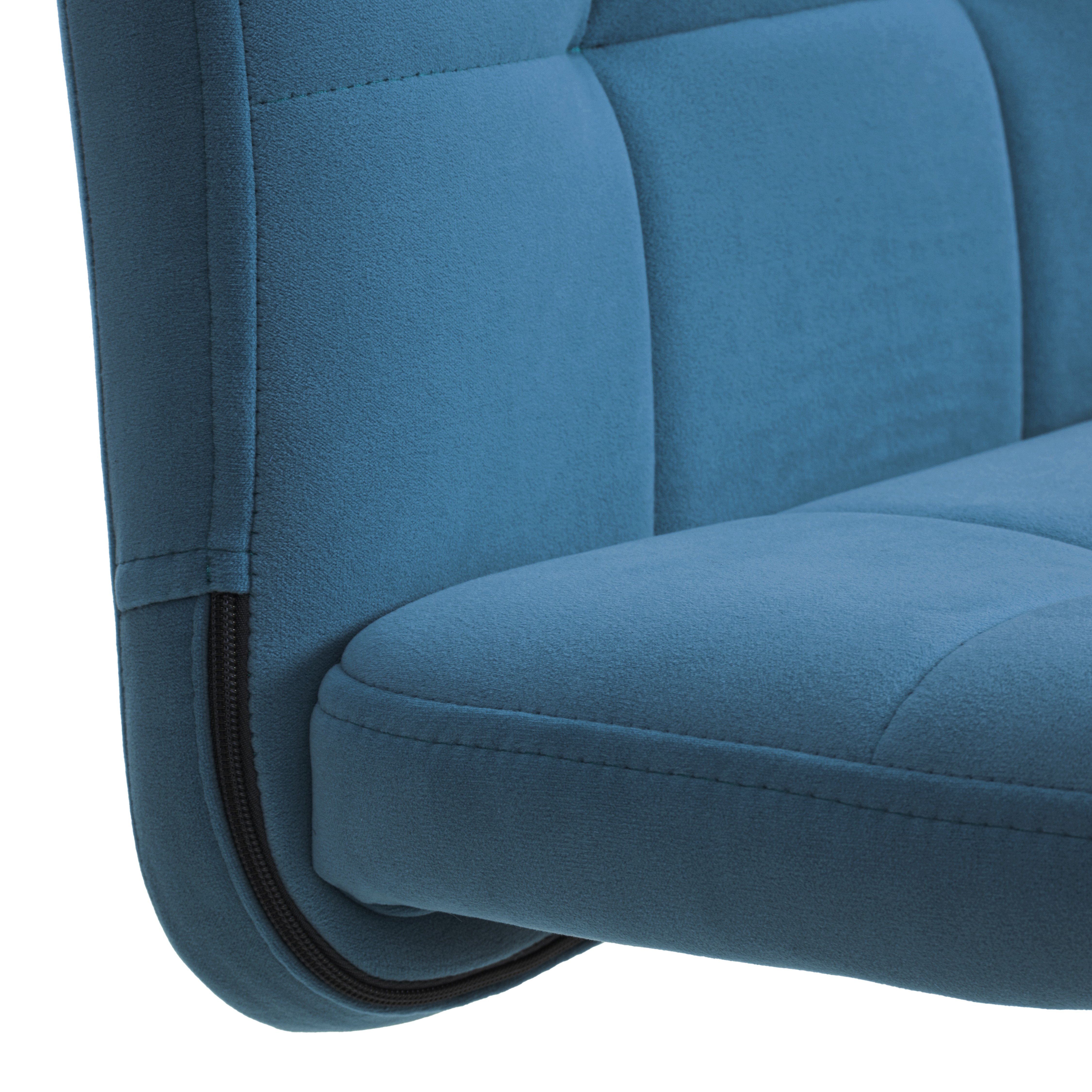 Компьютерное кресло TETCHAIR Фиеста велюр синий - фото 10