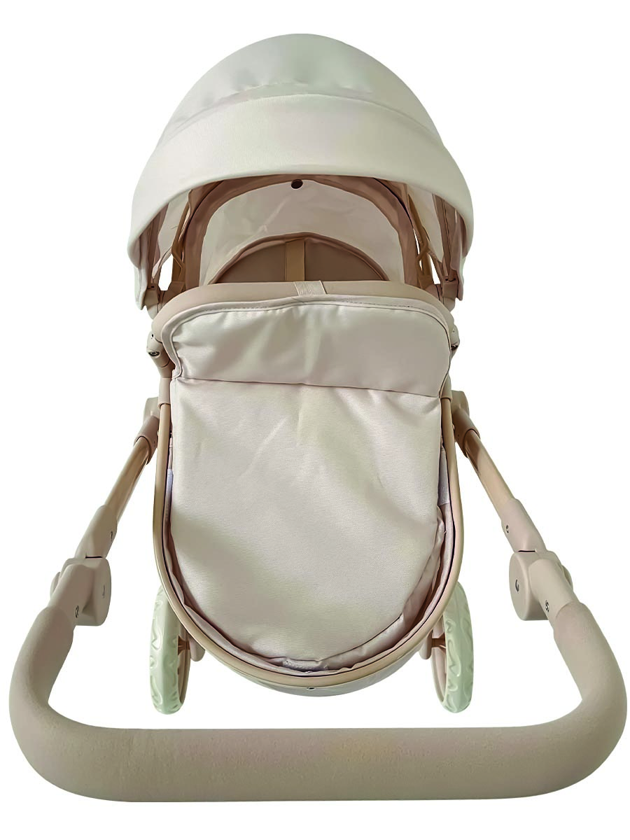 Коляска 2 в 1 для кукол Рыжий кот 9695-NB - фото 3