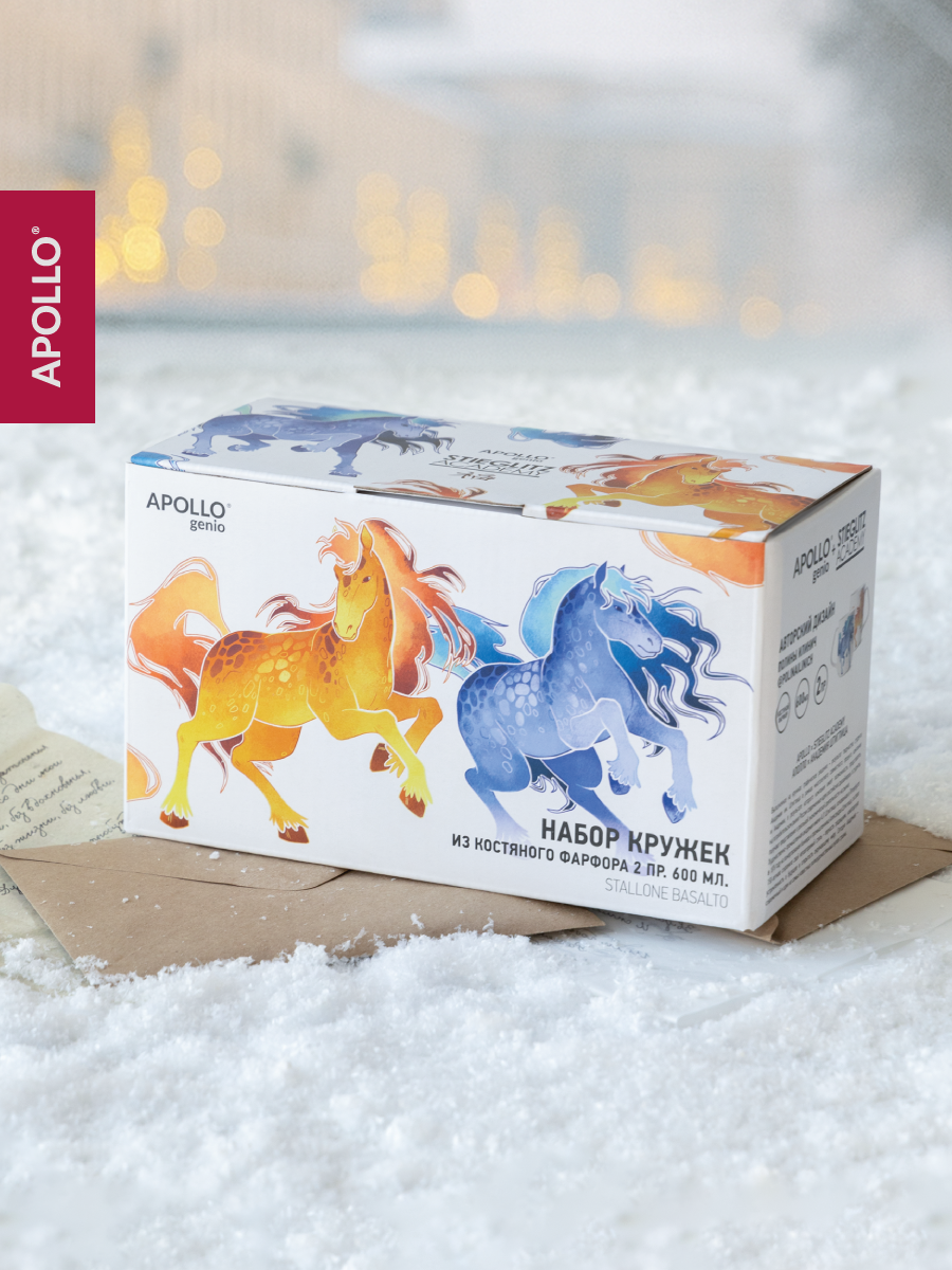 Набор кружек APOLLO 600 мл 2 предмета - фото 10