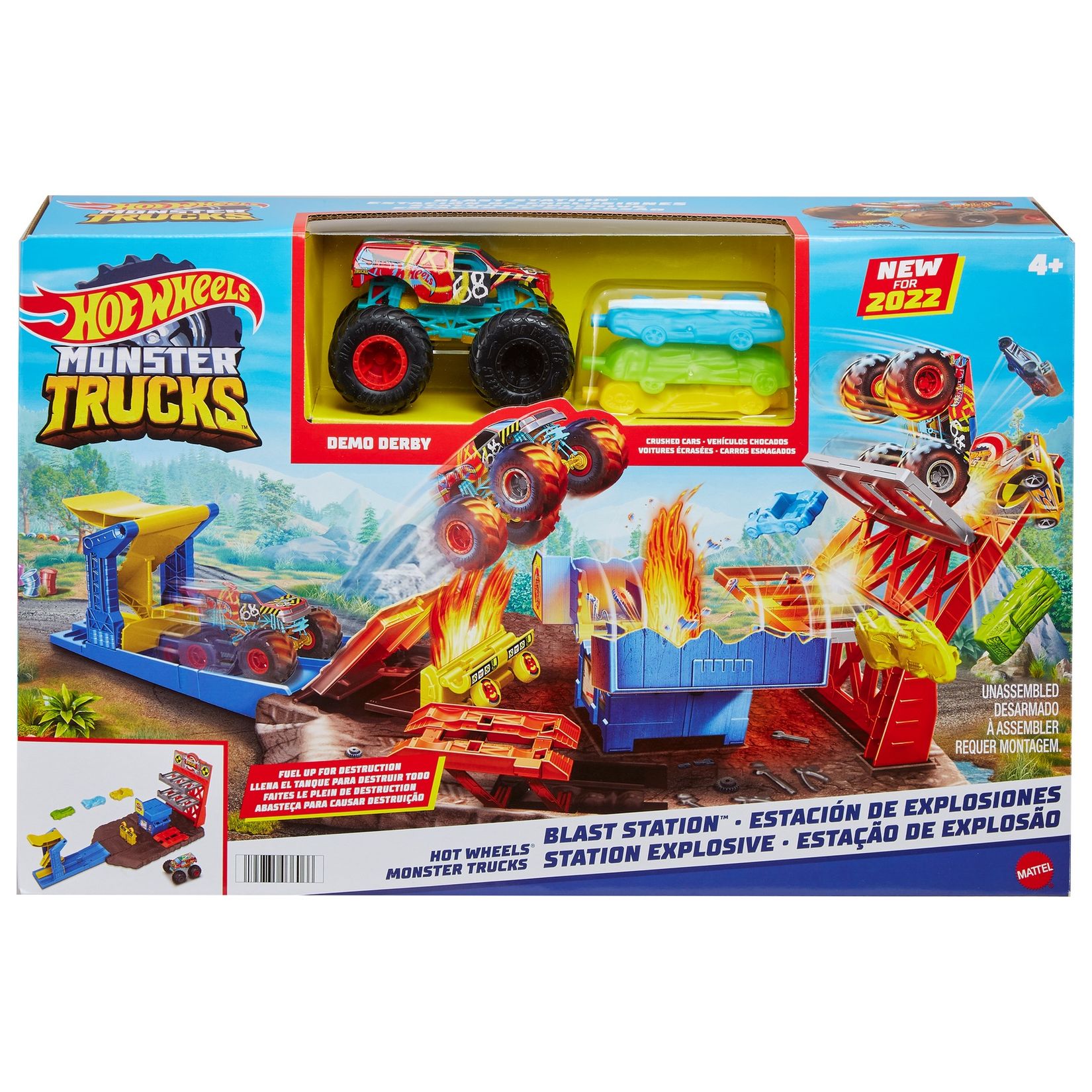 Трек Hot Wheels Взрывная станция HFB12 - фото 2