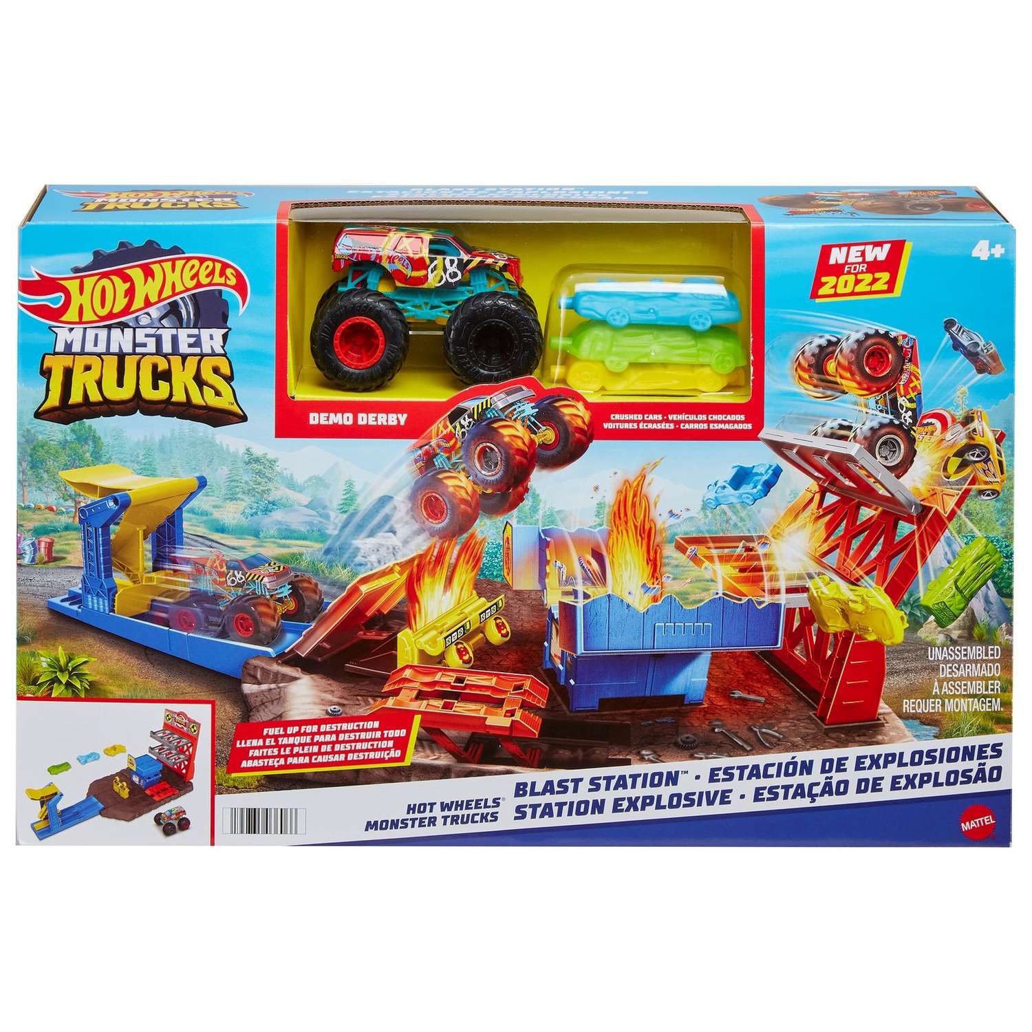Трек Hot Wheels Взрывная станция с пусковой установкой HFB12 - фото 2