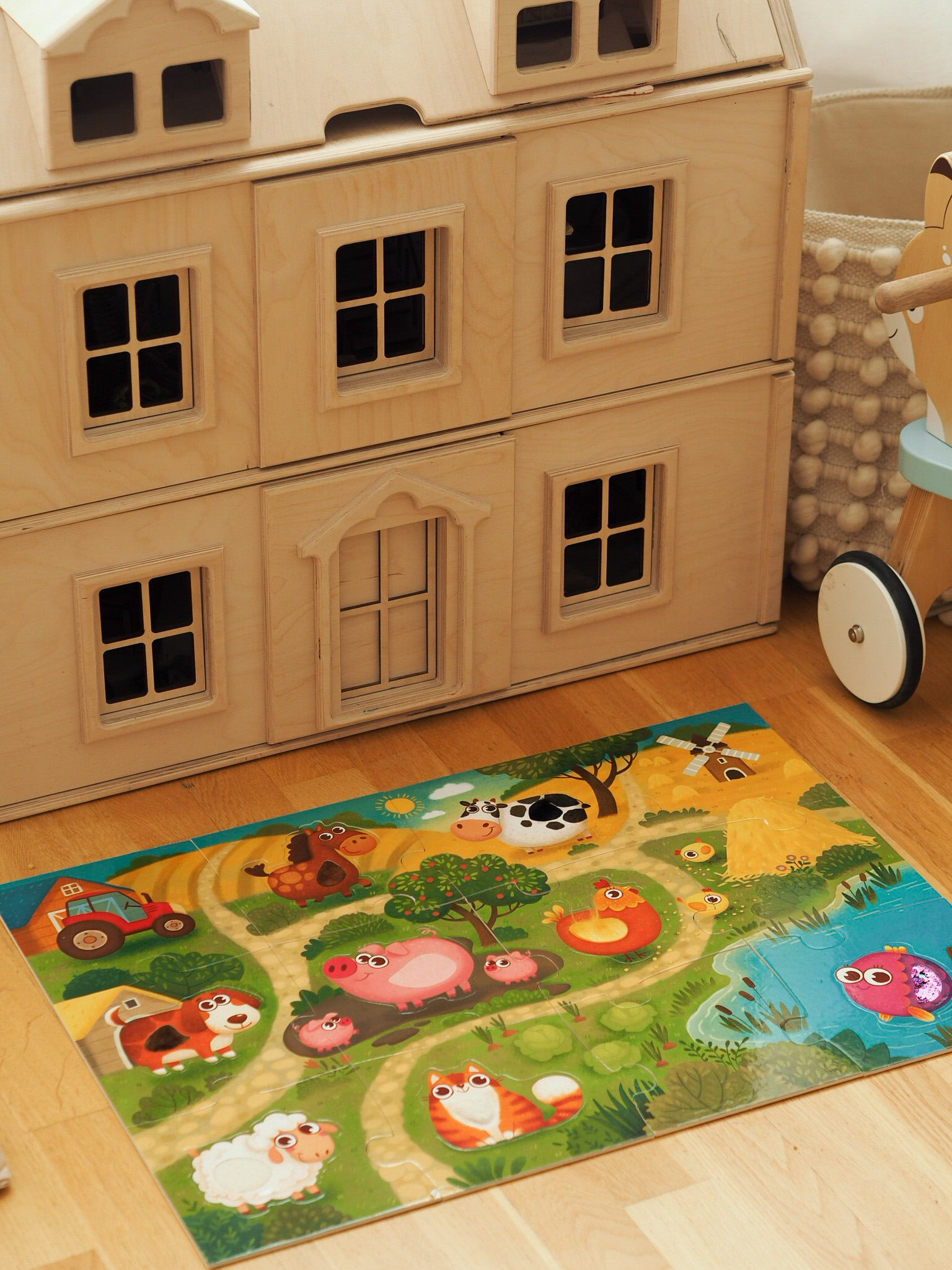 Пазл Счастье внутри Веселая Ферма напольный - фото 6