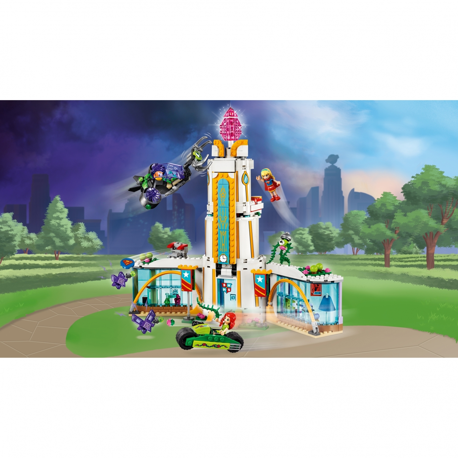 Конструктор LEGO DC Super Heroes Girls Школа супергероев блочный - фото 4