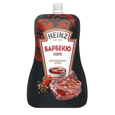 Соус Heinz Барбекю томатный 200г дой-пак
