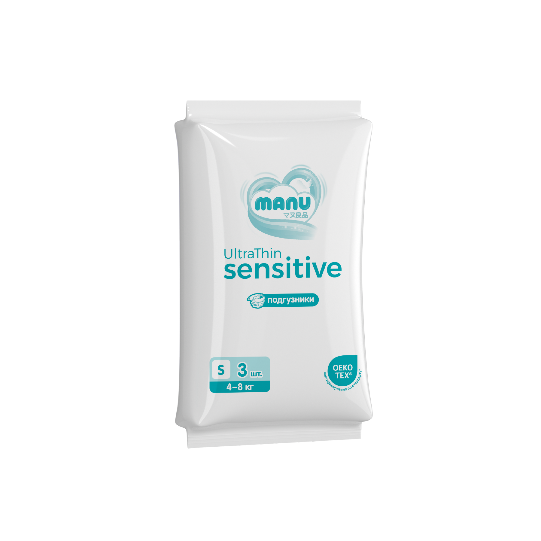 Подгузники MANU Sensitive S (4-8) 3 шт. - фото 9