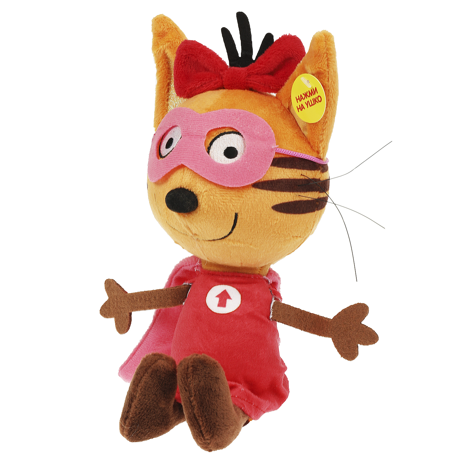 Мягкая игрушка Мульти Пульти котик Карамелька - фото 2