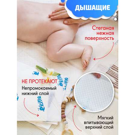 Пелёнки одноразовые Ekitto 60х90 см 30 шт.