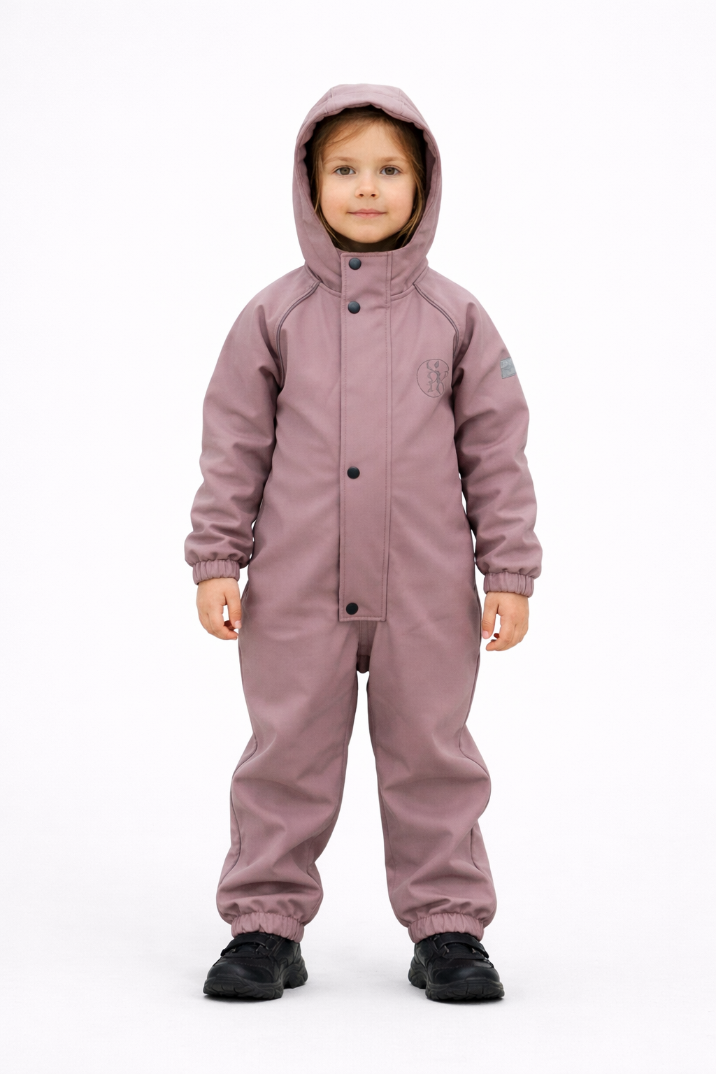 Комбинезон Супер Пупс Комб/сф/пл/серо-розовый - фото 1