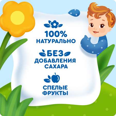 Пюре Агуша Яблоко-банан-печенье с 6 мес 90 г