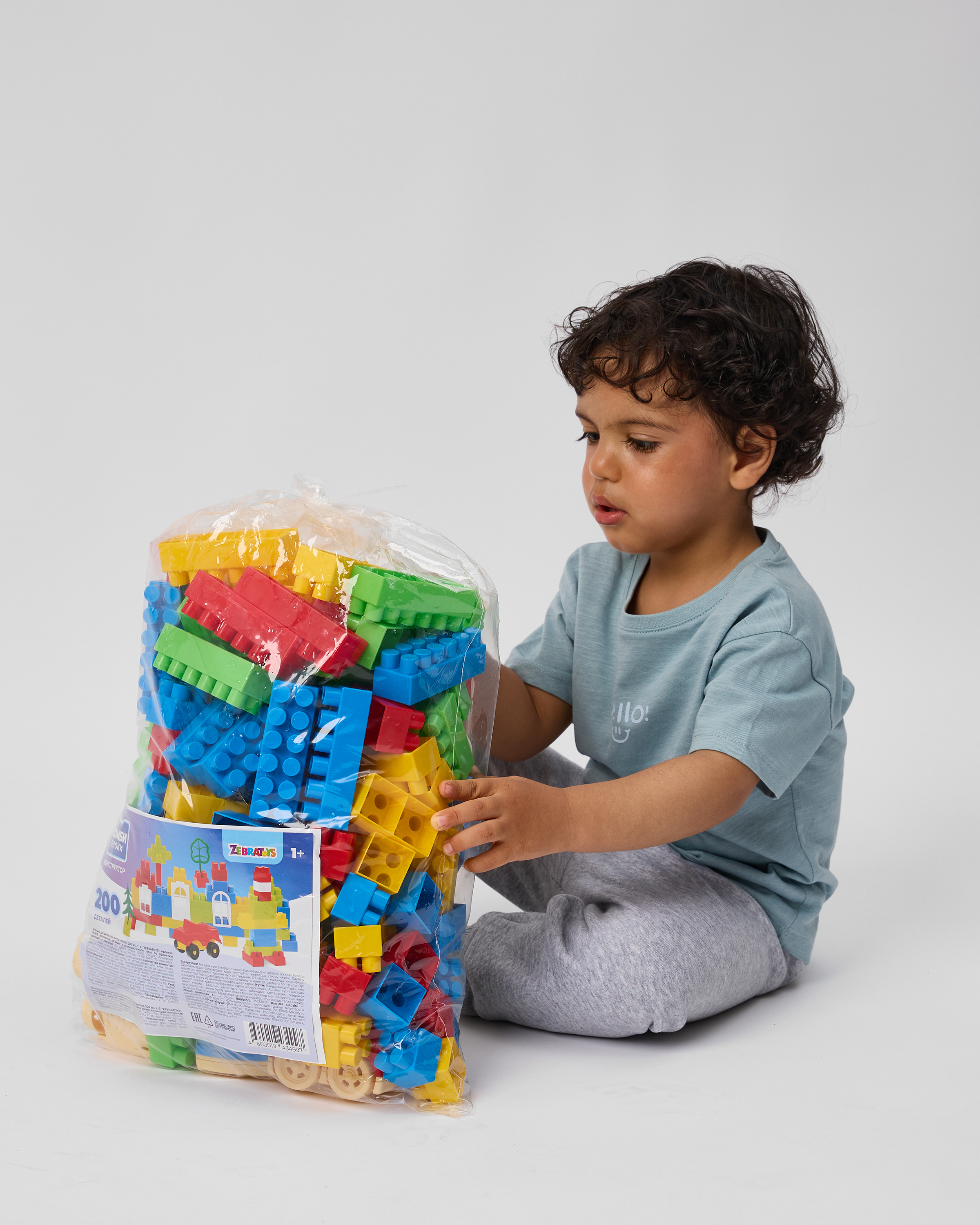 Конструктор Zebratoys Комби 200 дет. - фото 9