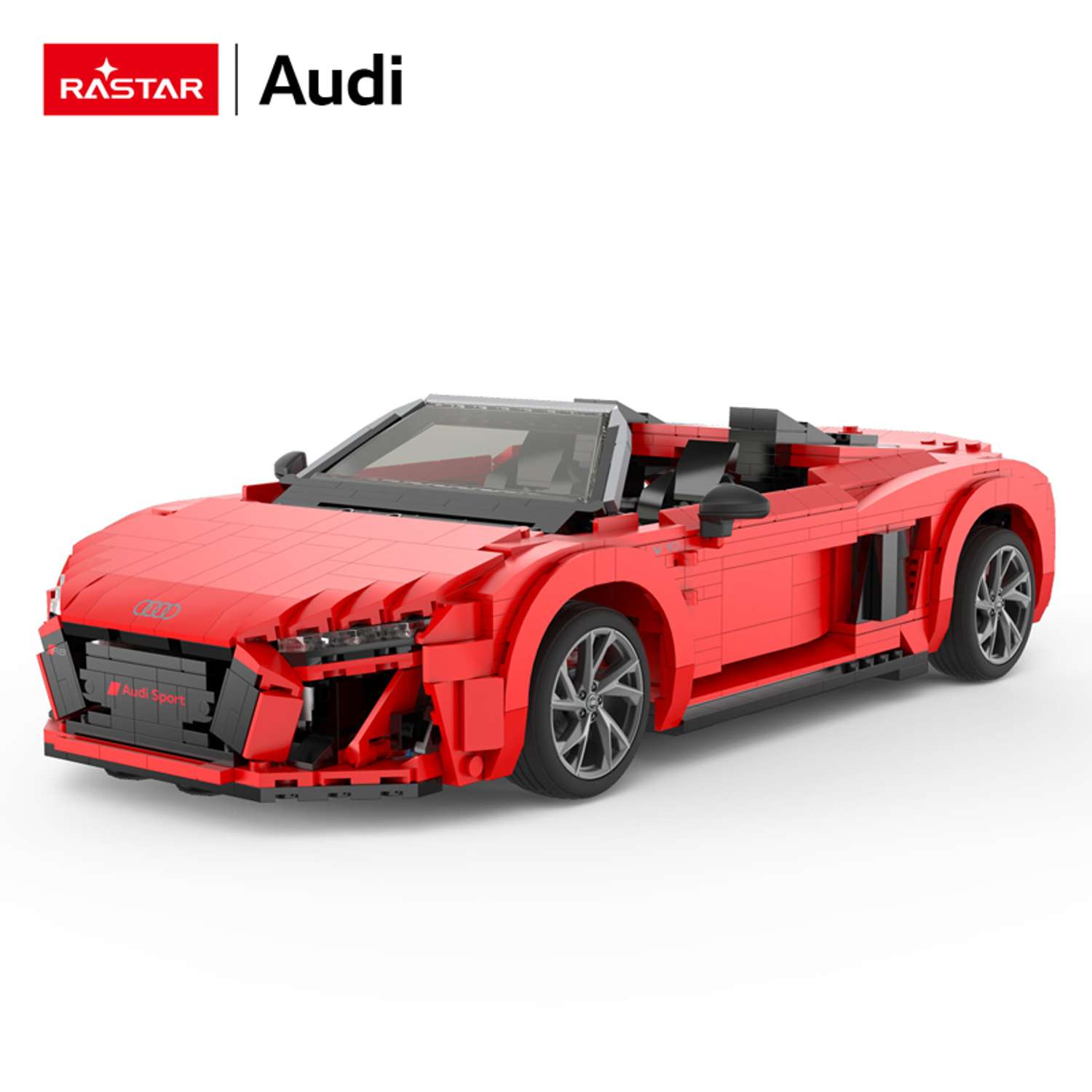Конструктор Rastar Audi R8 Spyder блочный - фото 1