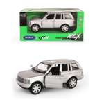 Автомобиль Welly Range Rover серебряный 1:34