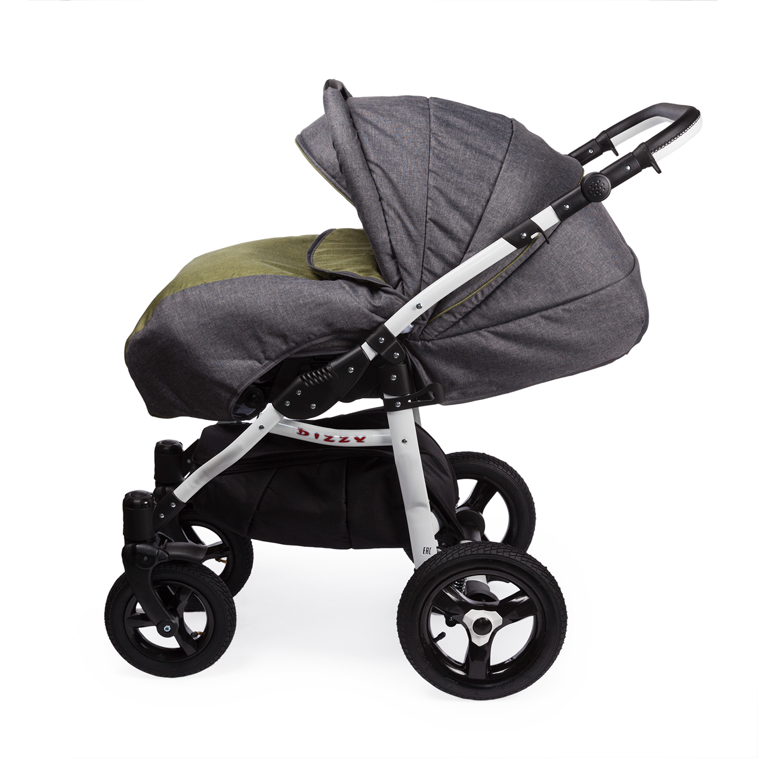 Коляска 2в1 Babyton Dizzy Dark Green - фото 13