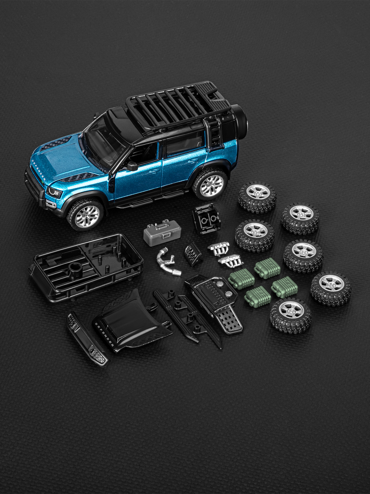 Автомобиль АВТОпанорама Land Rover Defender 110 Сборная модель 1:43 JB1251721 - фото 35
