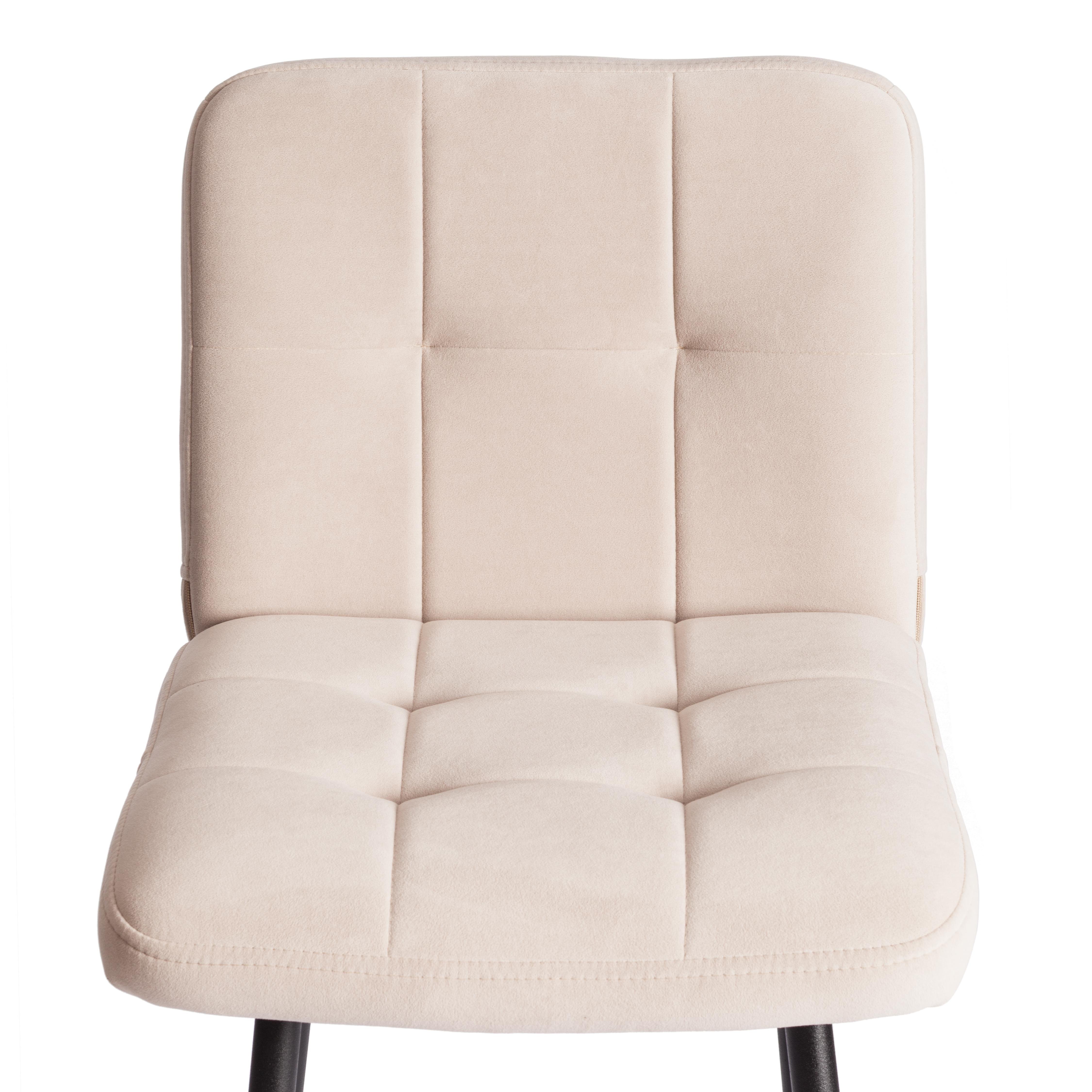 Стул TETCHAIR Medeo велюр бежевый - фото 7