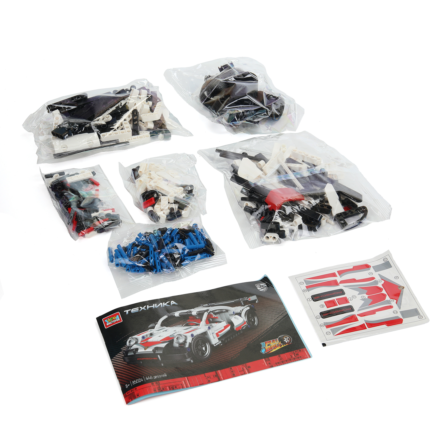 Конструктор Город мастеров Суперкар Porsche 446 дет. - фото 3