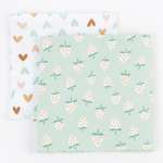 Пелёнка inlovery трикотаж 85х100 см 2 шт.