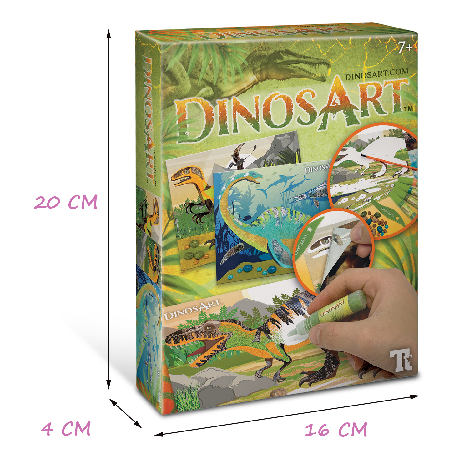 Набор для творчества DinosArt аппликация - фото 3
