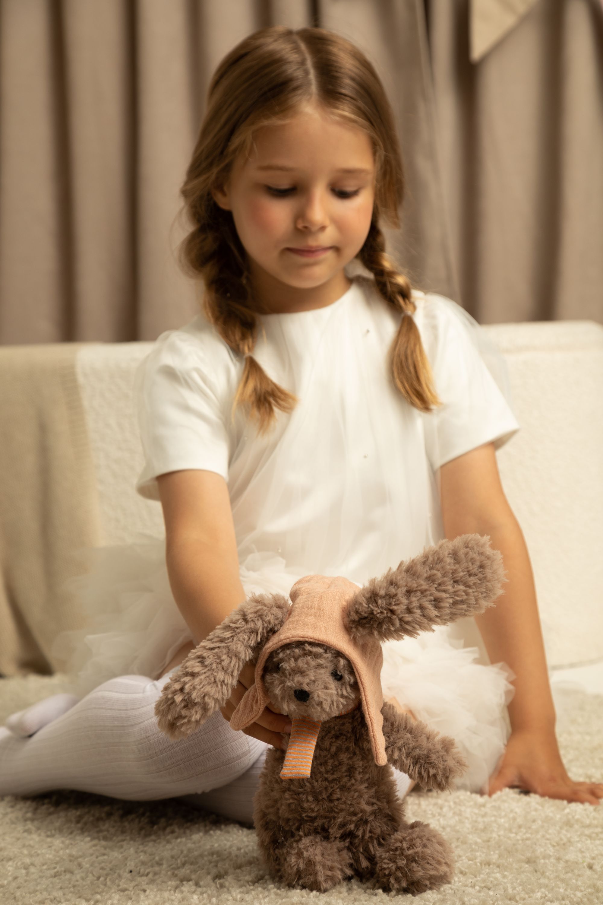 Мягкая игрушка GULLIVER toys Зайчик в шапочке - фото 10