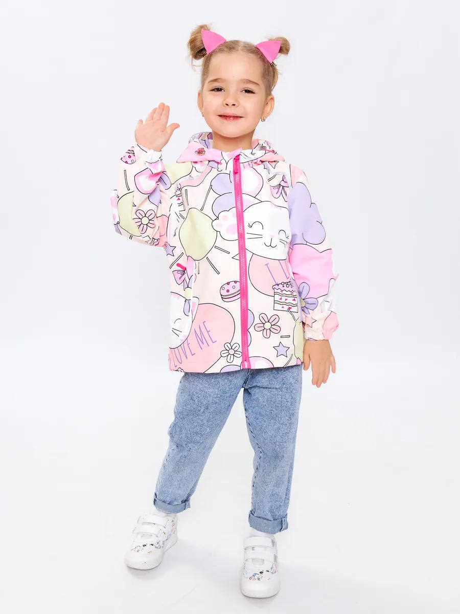 Ветровка RuStyle ДД-ветRSL-652-loveкрем - фото 2