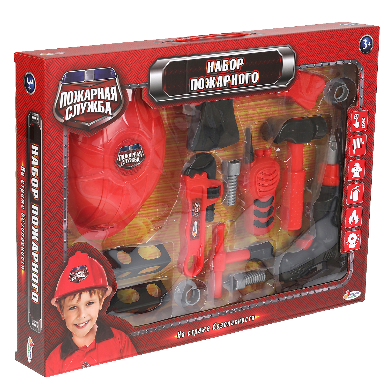 Игрушка Играем вместе Пожарный (экипировка) - фото 7