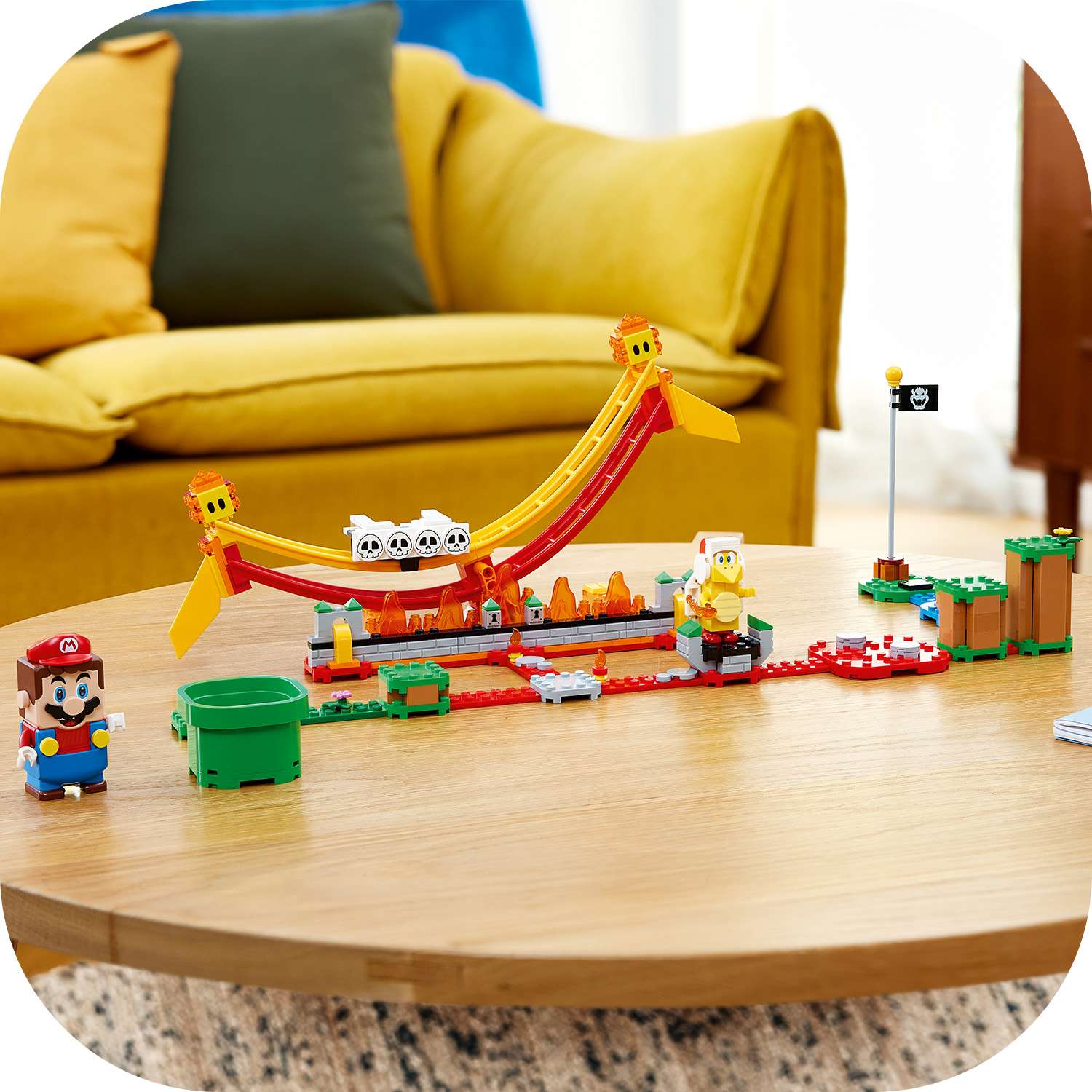 Конструктор LEGO Super Mario Lava Wave Ride 218 дет. - фото 10