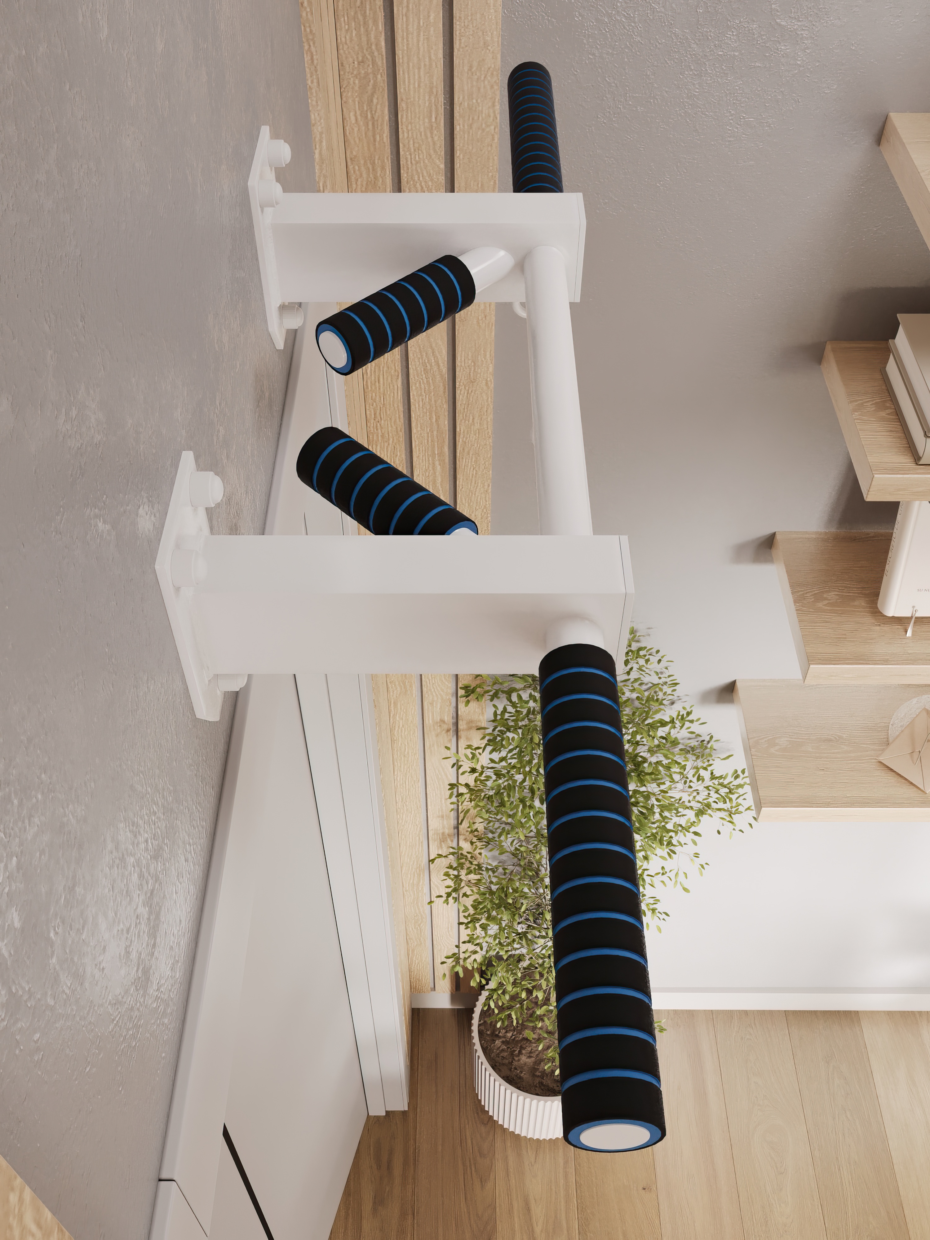 Турник наддверный "Бизон" COMFORT - неопреновое покрытие - фото 12