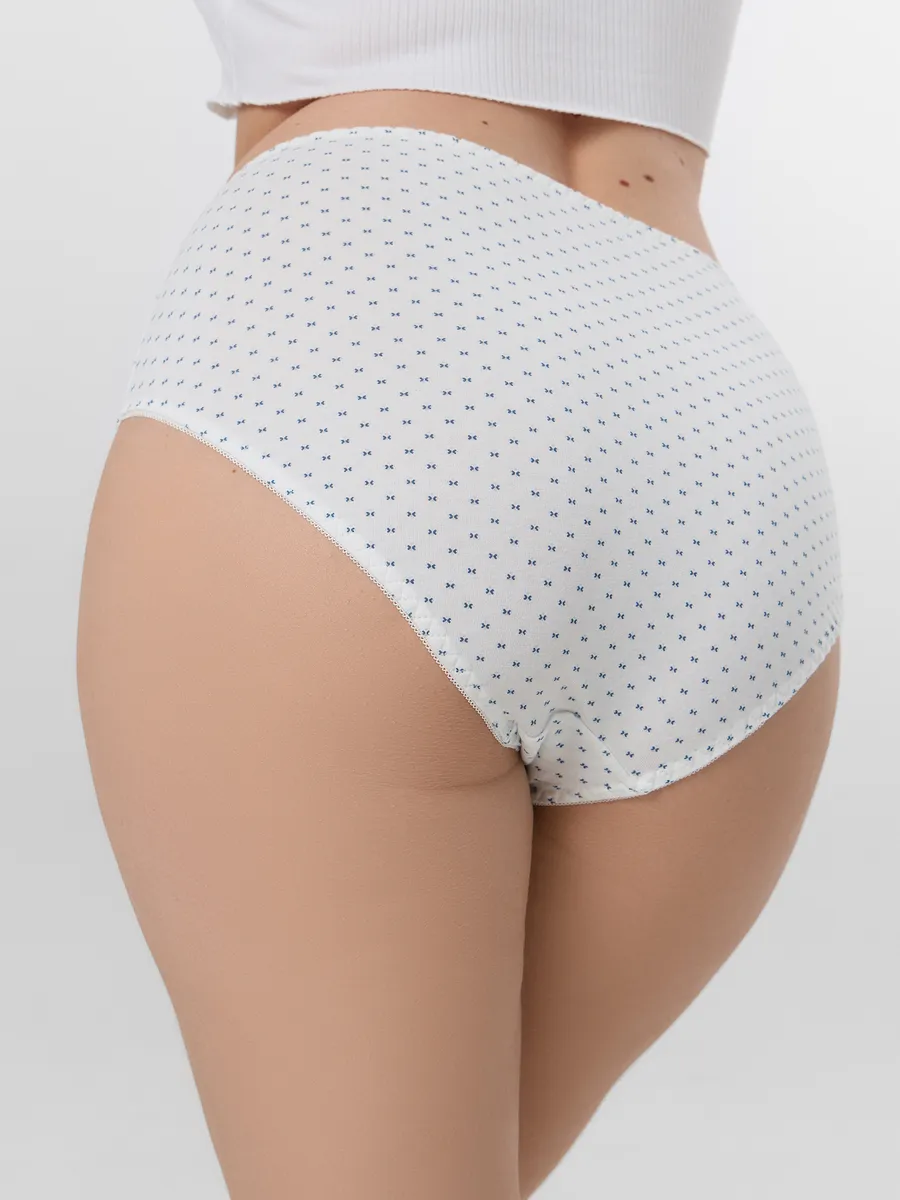 Трусы 3 шт Mark Formelle (Марк Формэль) 412075-3/абстрактный рисунок на молочном - фото 3