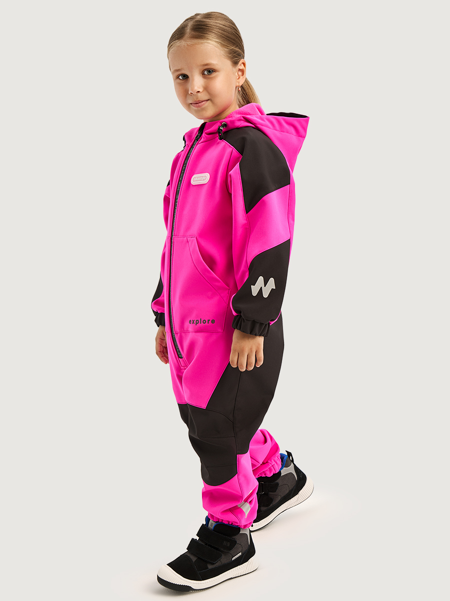 Комбинезон NIKASTYLE 8л15026 фуксия/черный - фото 3