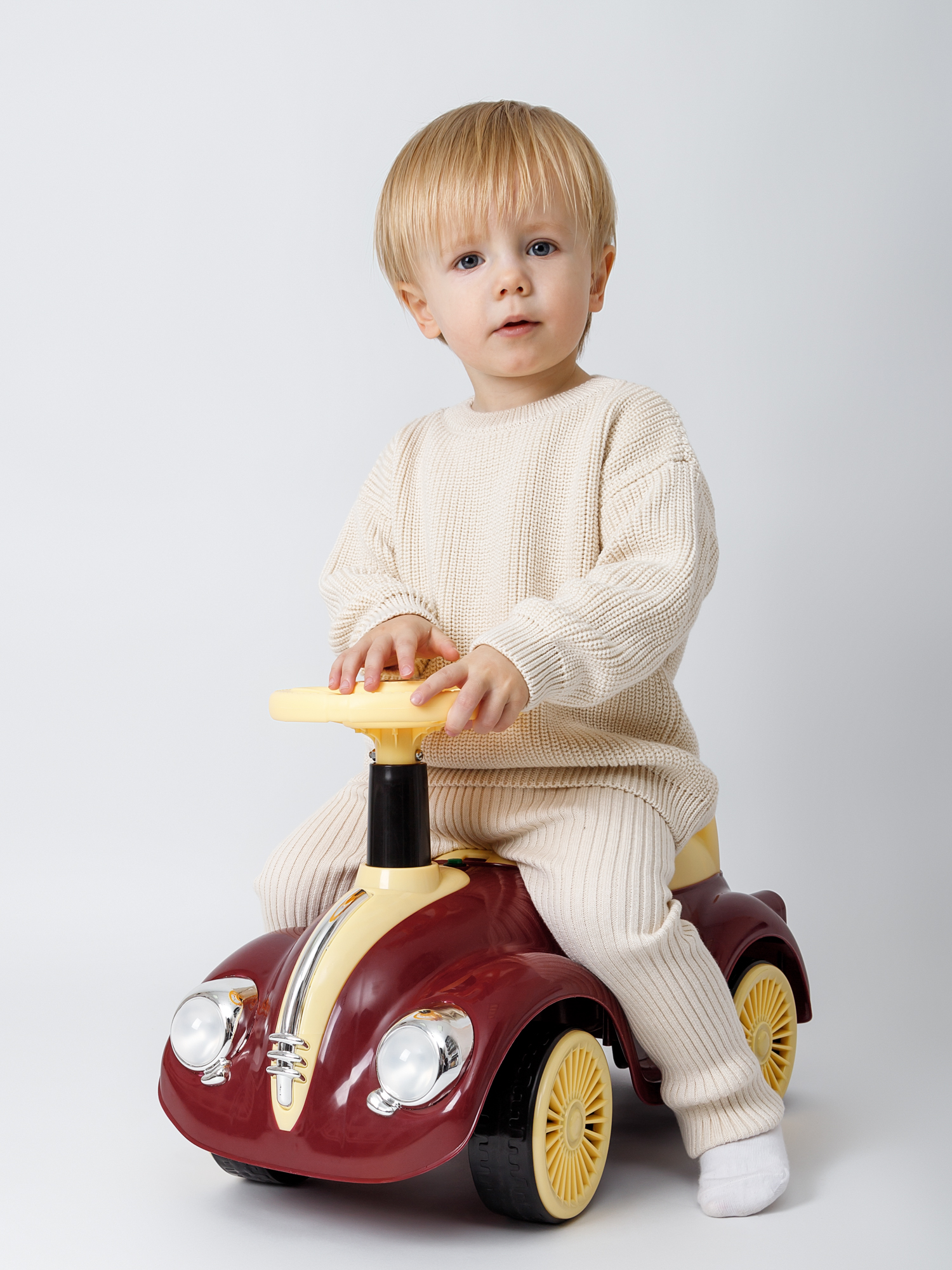 Каталка Amarobaby Retro красный в ассортименте - фото 13