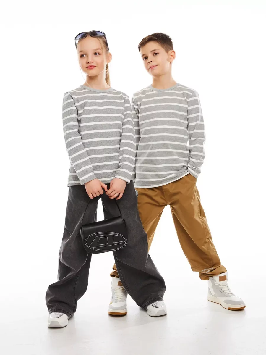 Лонгслив Locality Kids ФТ008/gray - фото 6