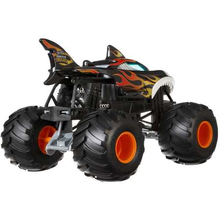 Автомобиль Hot Wheels Monster Tracks Шарк Вреак 1:24