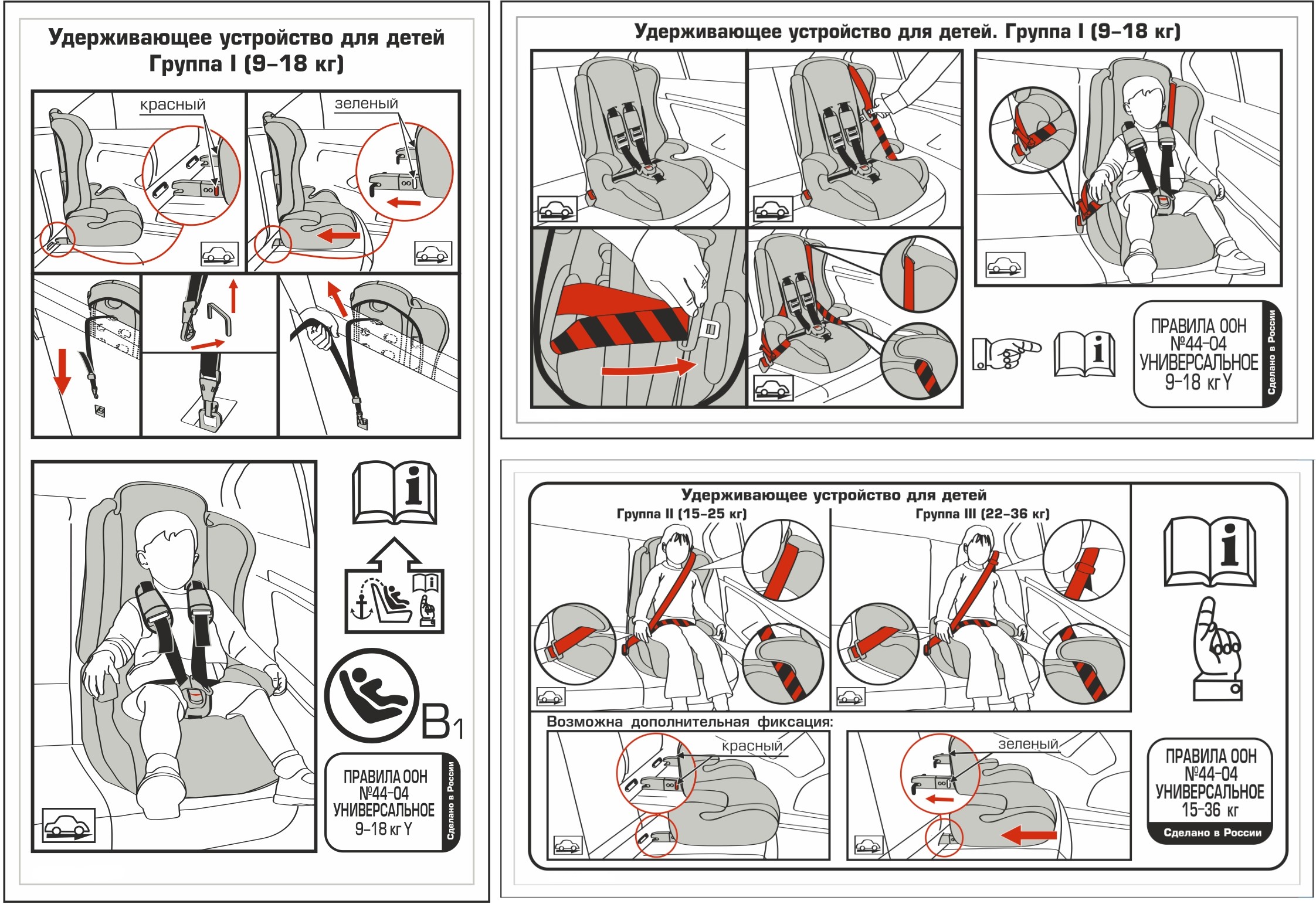 Автокресло Babyton Nils FIX I/II/III Isofix 1/2/3 (9-36 кг) - фото 27