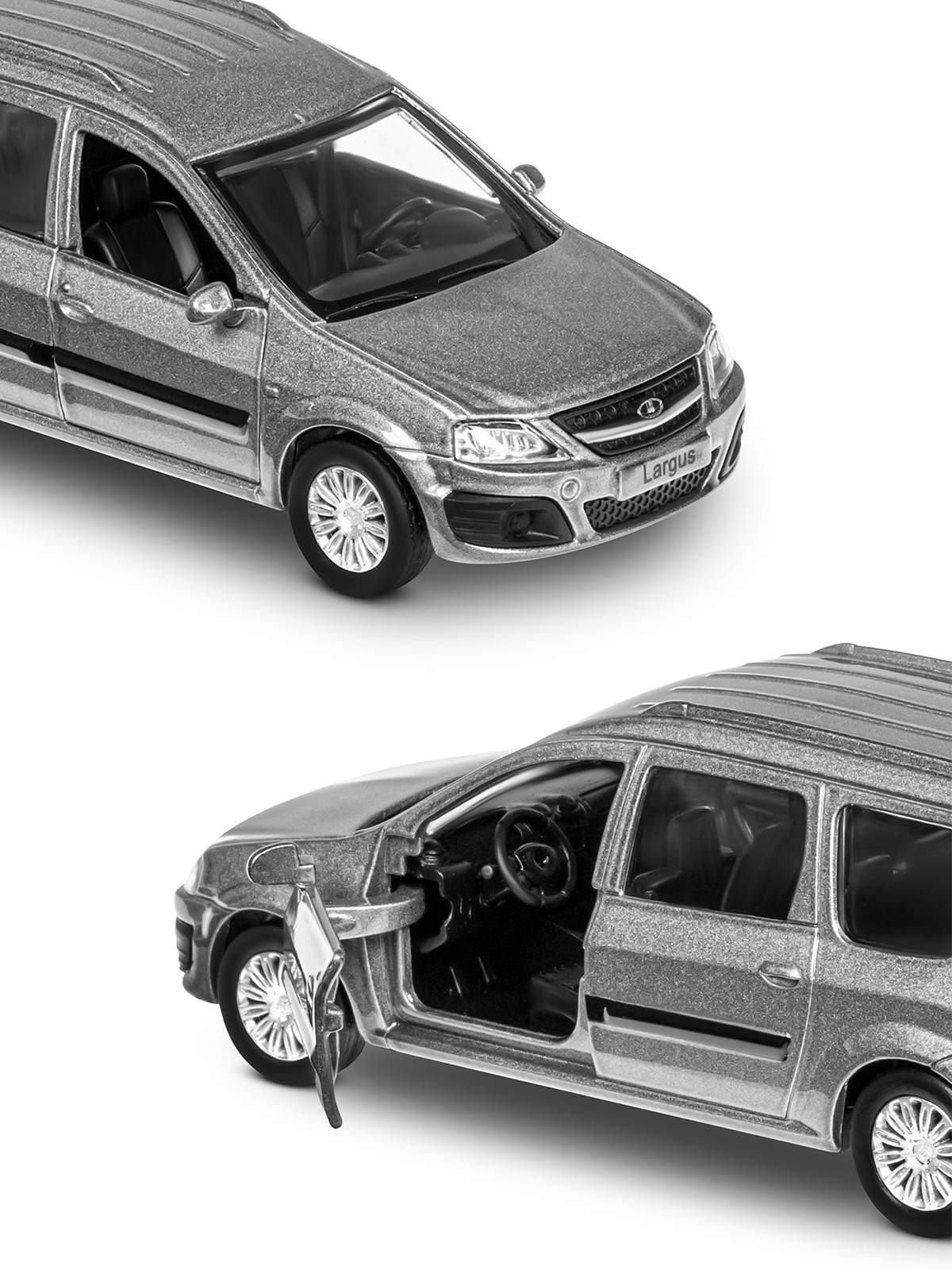 Автомобиль АВТОпанорама LADA Largus 1:43 JB1251628 - фото 11