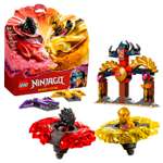 Конструктор LEGO NINJAGO Боевой набор Кружитцу Дракона блочный