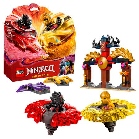 Конструктор LEGO NINJAGO Боевой набор Кружитцу Дракона блочный