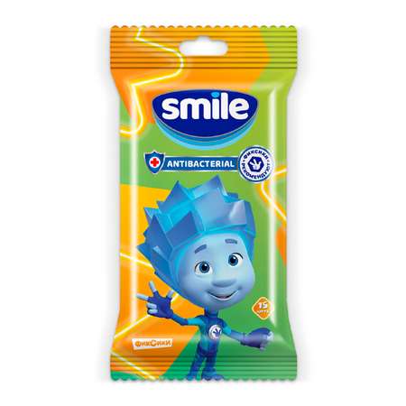 Влажные салфетки Smile 15 шт.