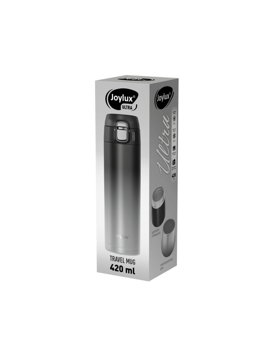 Термокружка Joylux автомобильная 420 мл термостакан для кофе и чая - фото 2