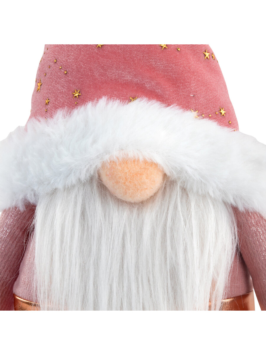 Украшение новогоднее Золотая сказка Звездный Гном на стол с телескопическими ножками - фото 12