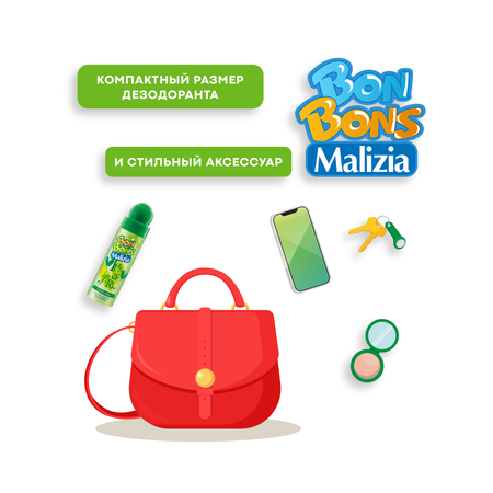 Дезодорант для тела Malizia Cyber Kiwi 75 мл