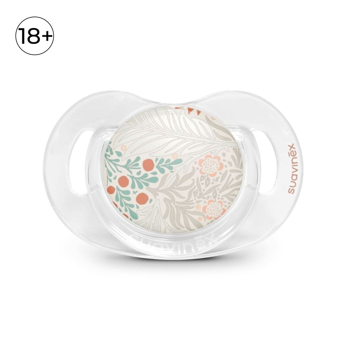Пустышка Suavinex силикон ортодонтическая от 18 мес. 1 шт. - фото 1