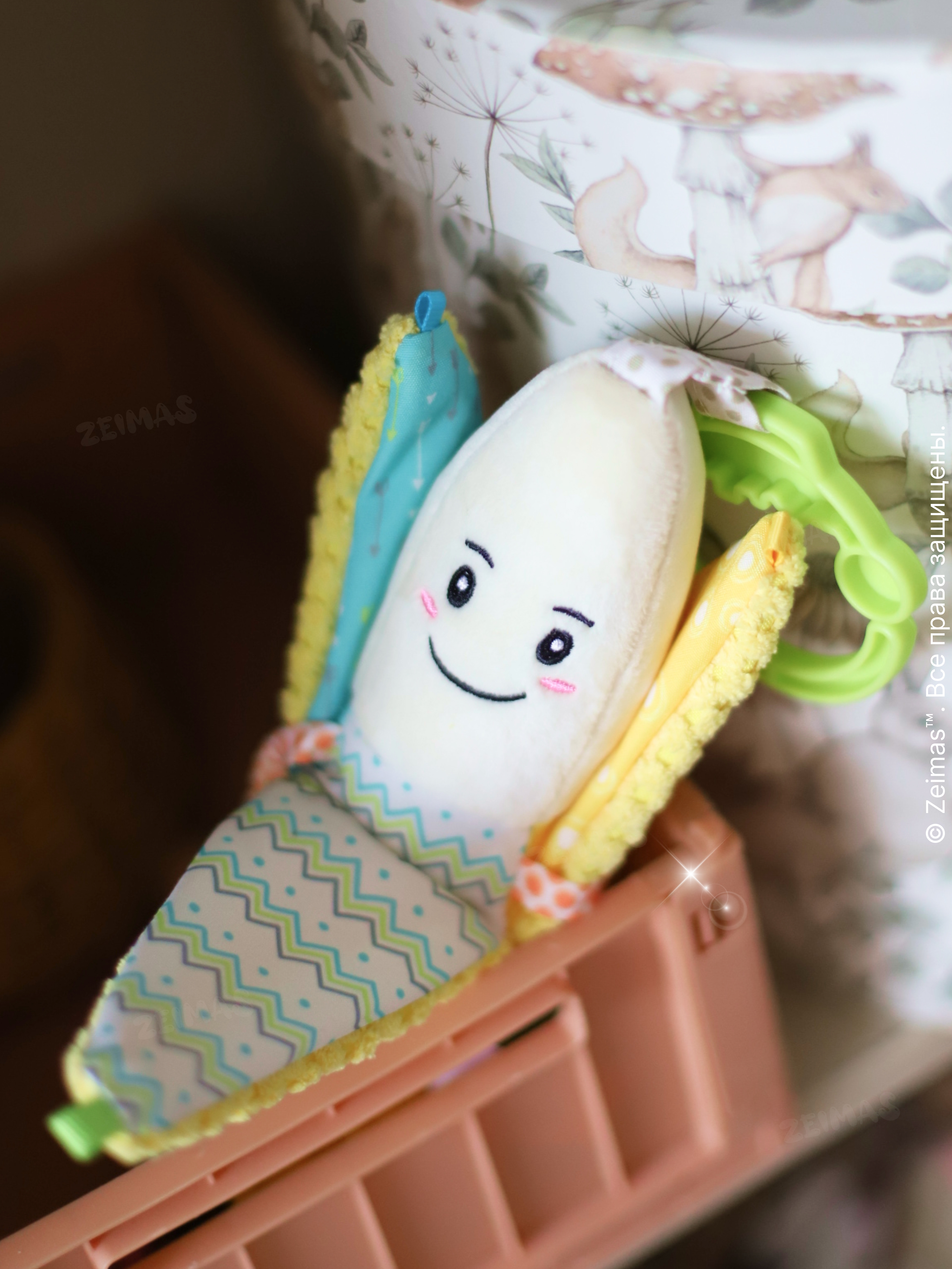 Игрушка Zeimas подвеска Игрушка мягкая погремушка - фото 22