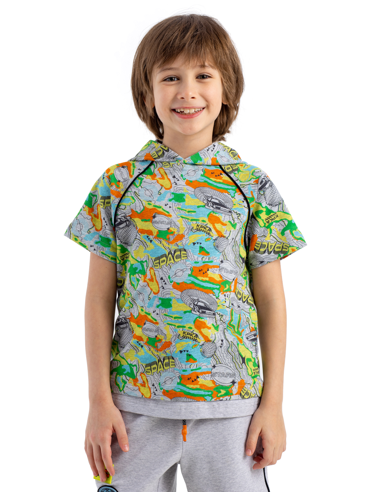 Футболка с капюшоном Kapika LKBCT05-90 - фото 3