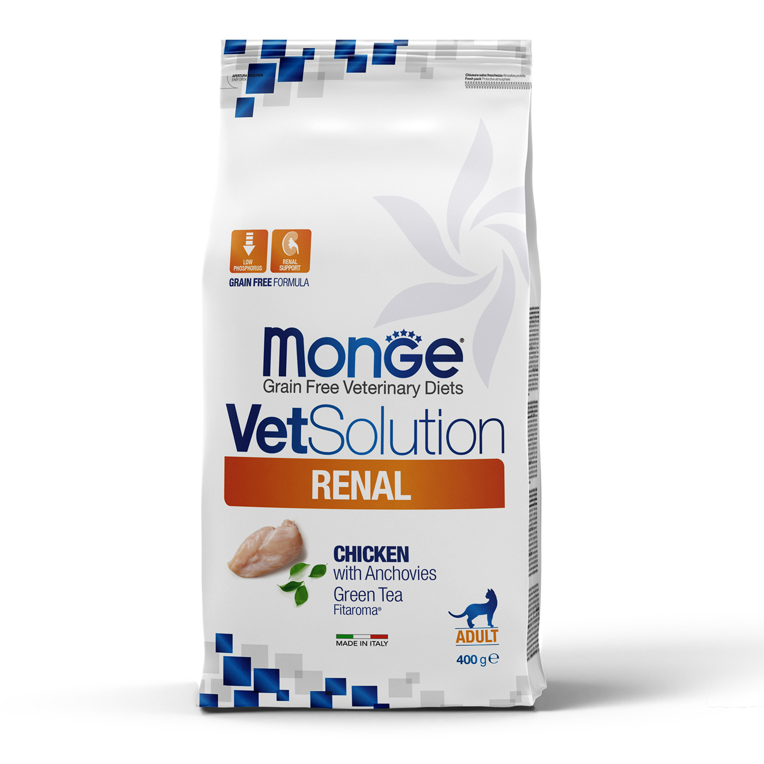Корм для кошек диетический MONGE VetSolution Cat Renal Ренал при ХПН 400г - фото 1