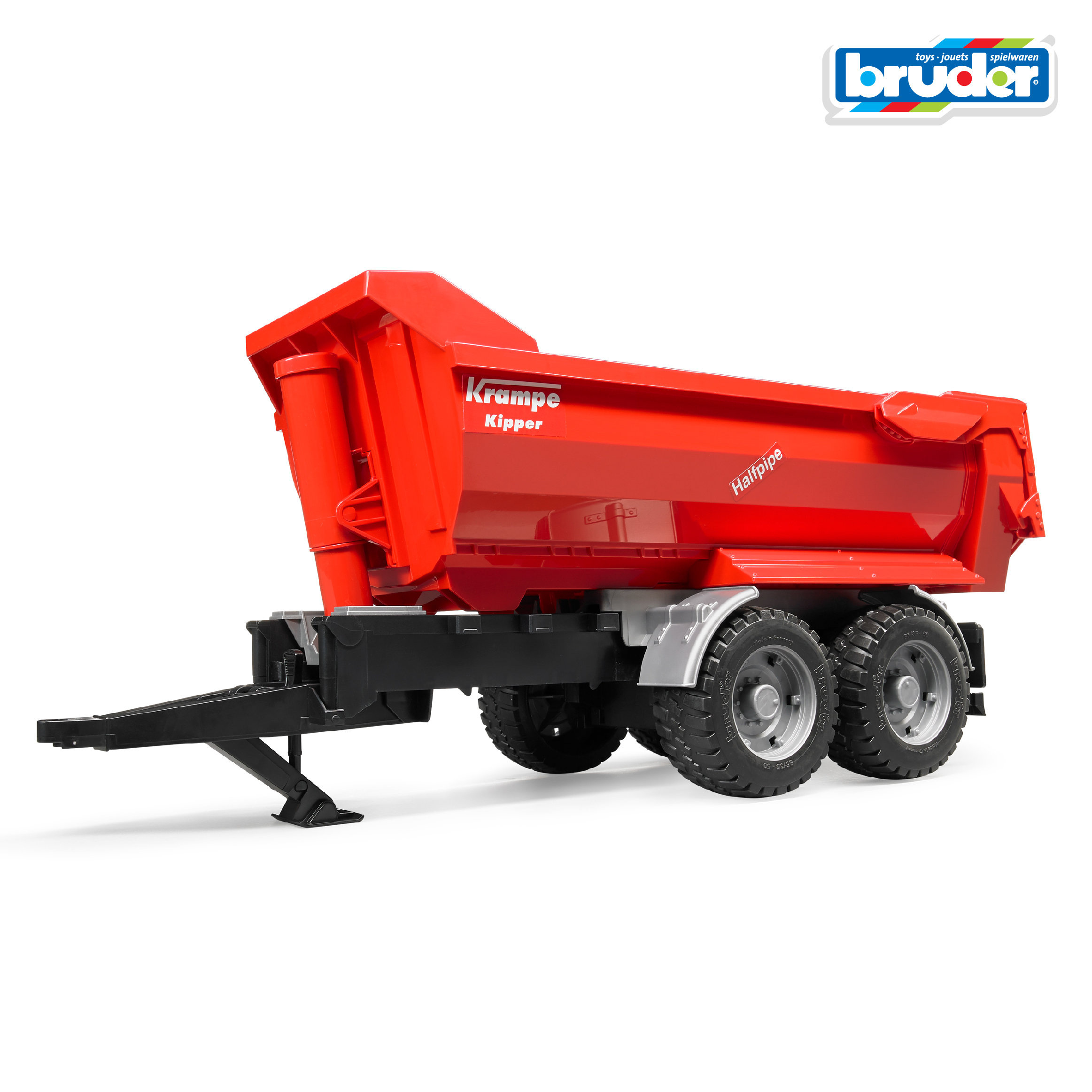 Прицеп Bruder Krampe Tandem-Halfpipe 1:16 02-225 - фото 2